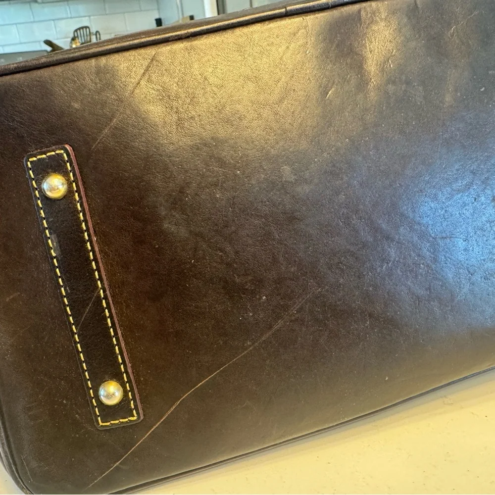 Dooney & Bourke Florentine Leather Domed Sachel - Picture 8 of 14